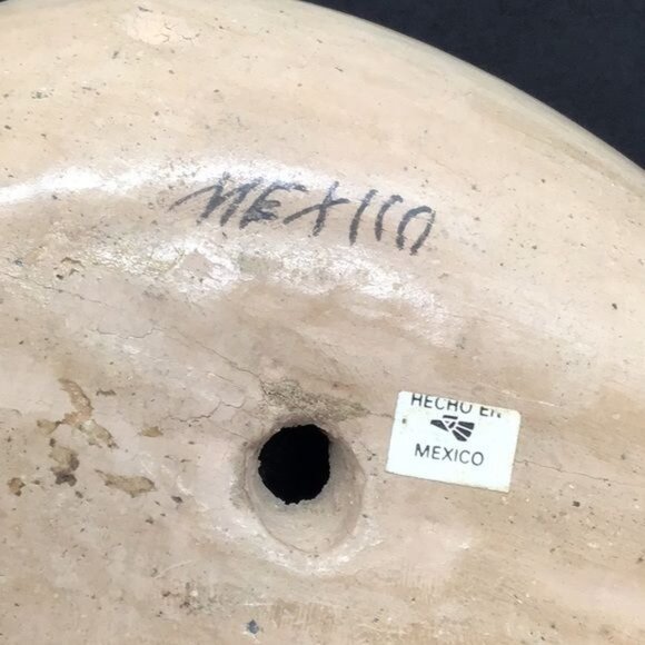 Vintage Mexican Hand-Painted Ceramic Duck Figurine Folk Art Decor - Picture 6 of 6